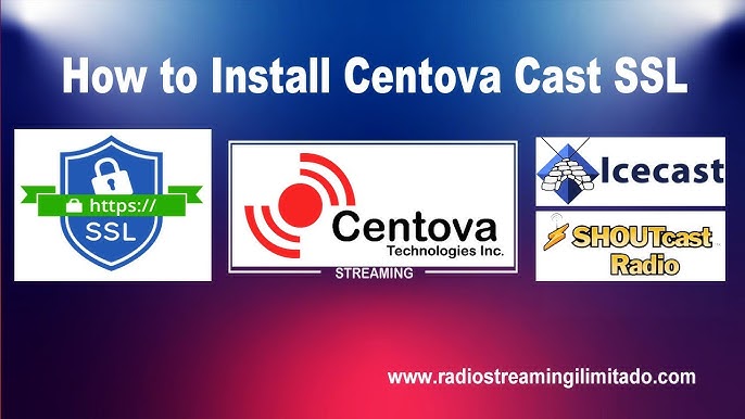 Servicio Instalacion Centova Cast SSL